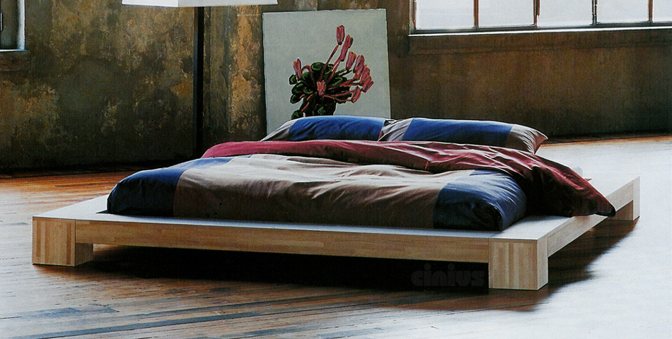  Bett - Isola  / Futonbett / Massivholzbetten / massivholzbetten / Holzbetten / futonbetten / Japanische Bett / Holzbetten Design cinius