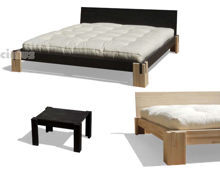  Bett - Tokyo-F  / Futonbett / Massivholzbetten / massivholzbetten / Holzbetten / futonbetten / Japanische Bett / Holzbetten Design cinius