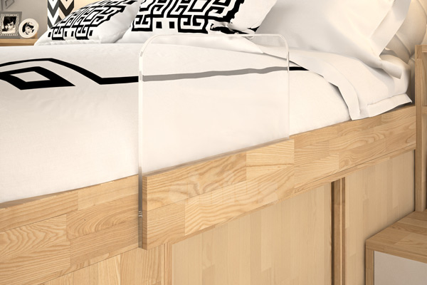 Bett - Impero  / Futonbett / Massivholzbetten / massivholzbetten / Holzbetten / futonbetten / Japanische Bett / Holzbetten Design soluzione porta parete 3