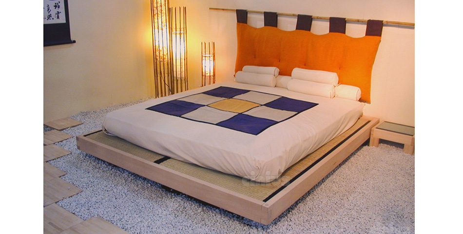  Bett - Luna  / Futonbett / Massivholzbetten / massivholzbetten / Holzbetten / futonbetten / Japanische Bett / Holzbetten Design cinius