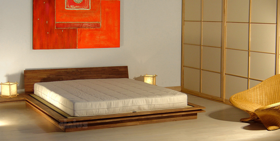  Bett - Toki  / Futonbett / Massivholzbetten / massivholzbetten / Holzbetten / futonbetten / Japanische Bett / Holzbetten Design cinius
