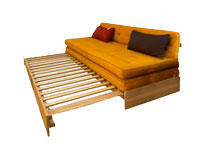 divano letto futon modello pettine