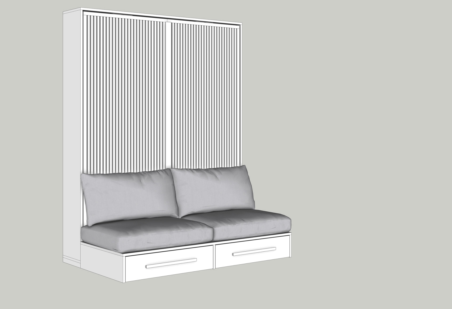 Letto a scomparsa: chiuso