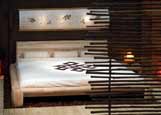 Letto Maru con testata pannello di luce