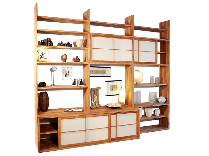 Librerie componibili e moderne in legno per casa e ufficio