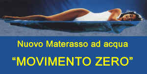 Materassi ad acqua "Movimento Zero", termoregolabili