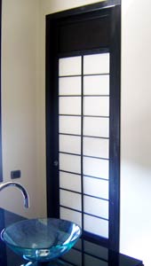 porta scorrevole shoji bagno