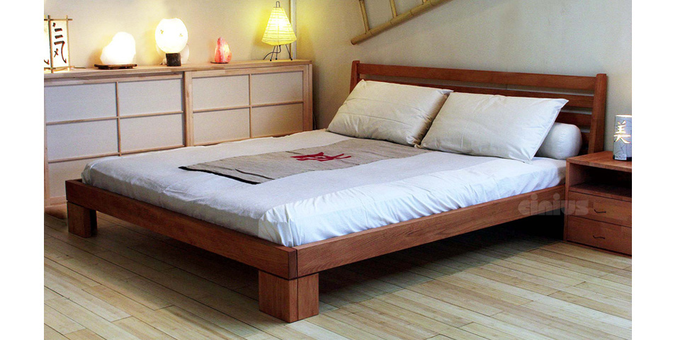  Bett - Aurora  / Futonbett / Massivholzbetten / massivholzbetten / Holzbetten / futonbetten / Japanische Bett / Holzbetten Design cinius