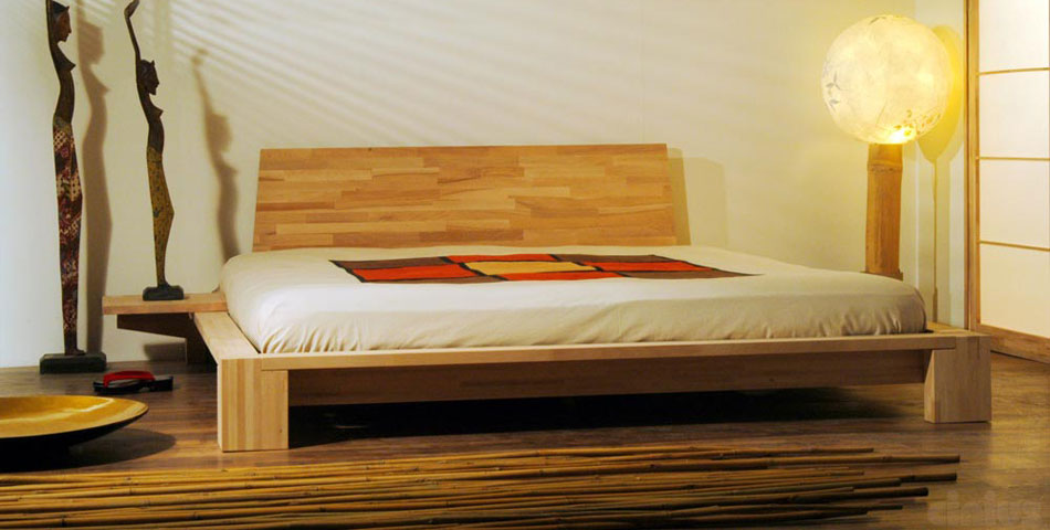  Bett - Kyoto  / Futonbett / Massivholzbetten / massivholzbetten / Holzbetten / futonbetten / Japanische Bett / Holzbetten Design cinius