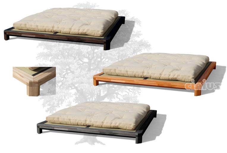  Bett - Dojo-H  / Futonbett / Massivholzbetten / massivholzbetten / Holzbetten / futonbetten / Japanische Bett / Holzbetten Design cinius