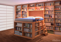 Bed Cinius  bed biblioteca