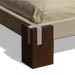 Bed Tokyo-F  White structure with moka foots