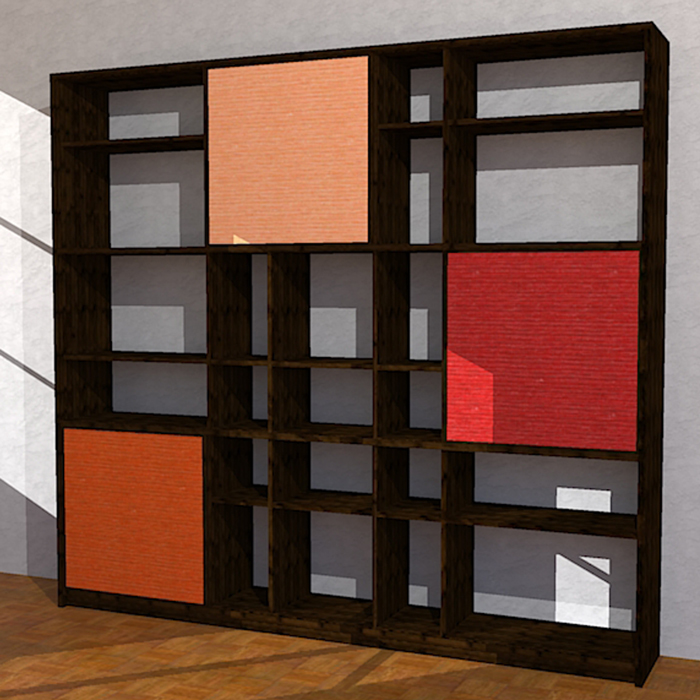 Doors in colored listex  Bookcases - Yuki-M  Bookcase made to measure , Bookcase in wood , Bookcase high quality , material high quality , Bookcase design , libraries , japan libraries , japan Bookcase , Bookcase, Bookcases, Library