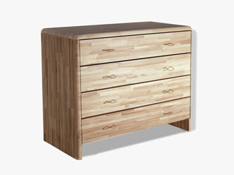 chest of drawers 4+4 long handle