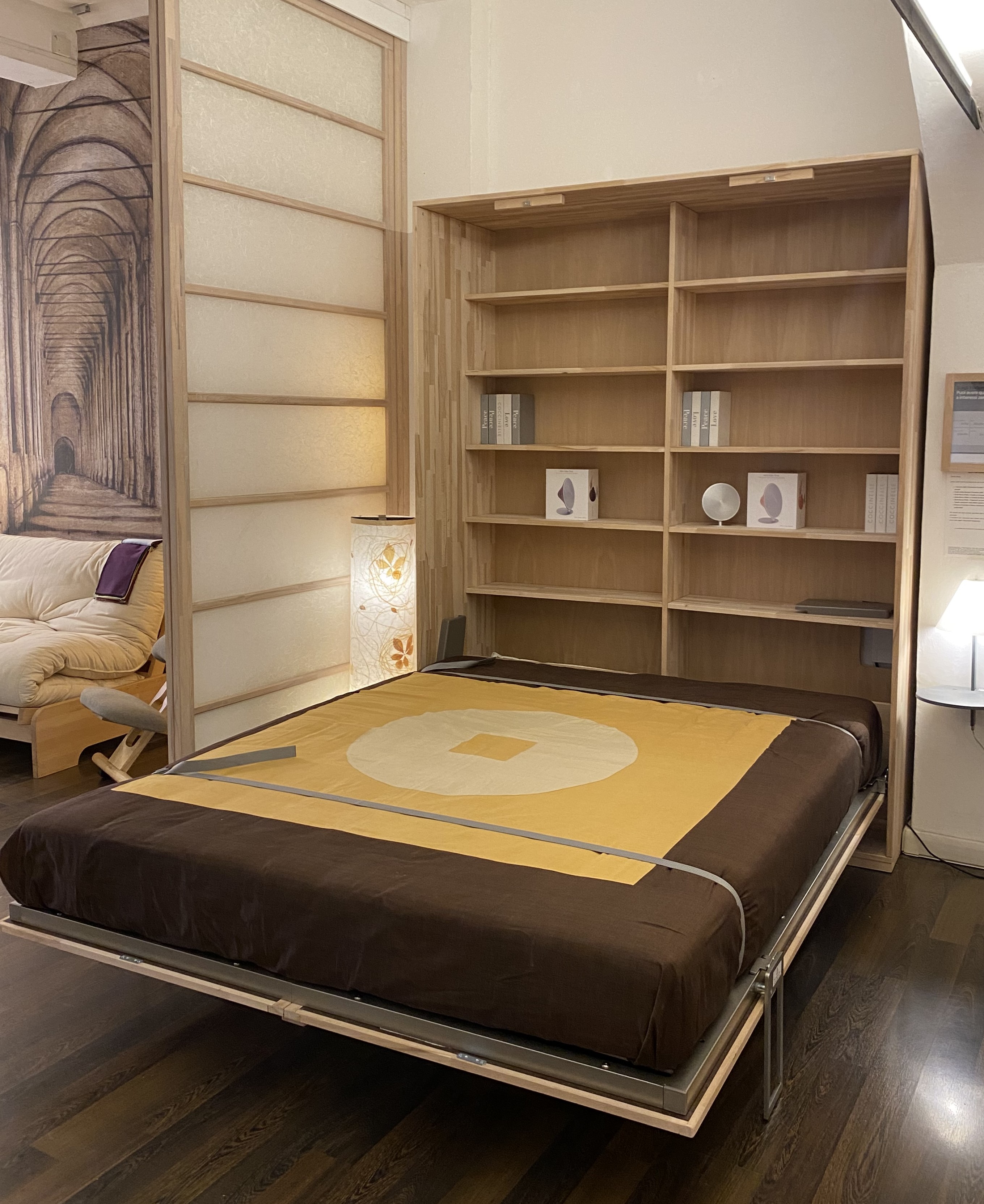 Murphy bed: open