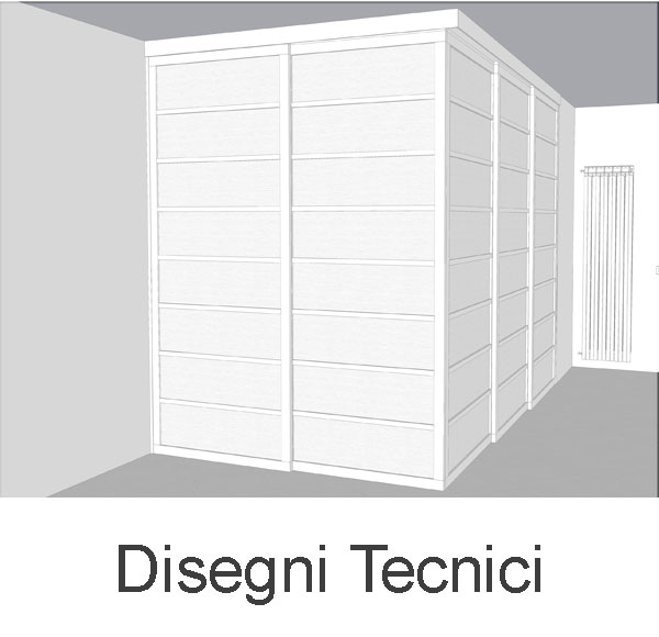 pareti scorrevoli disegni tecnici