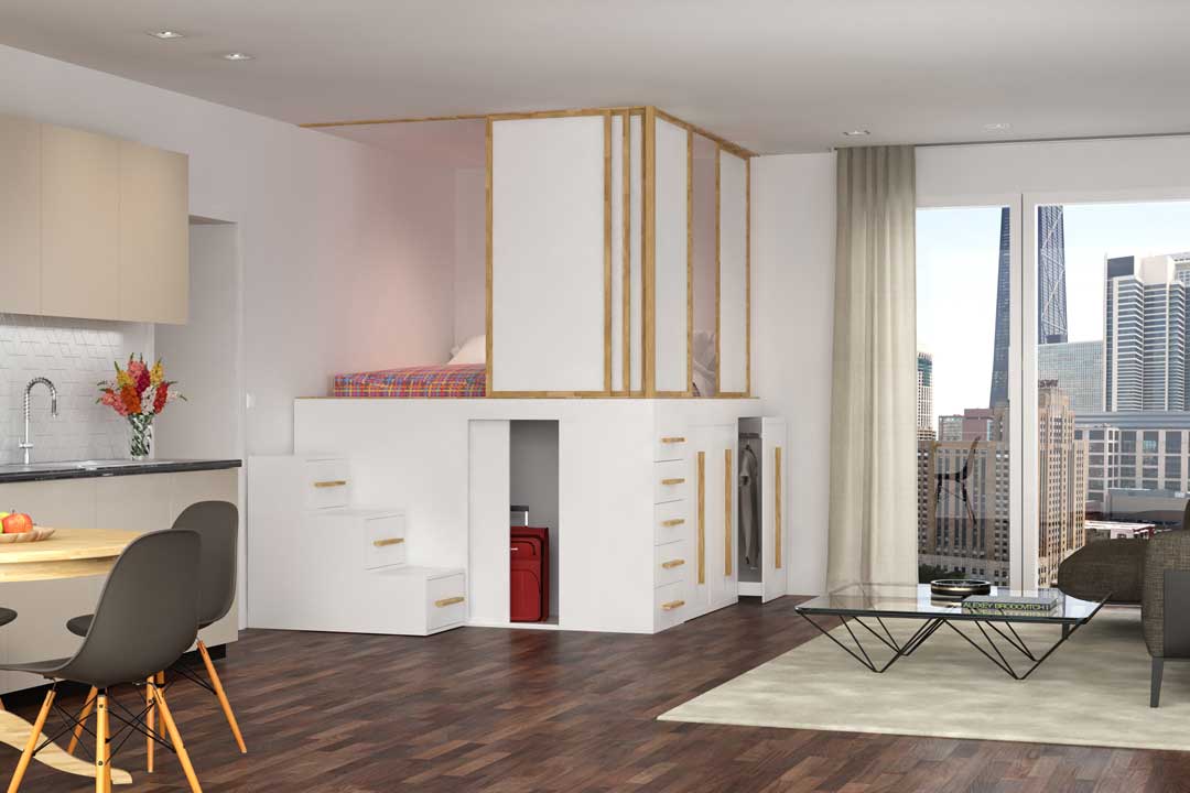 Letto Impero con cameretta