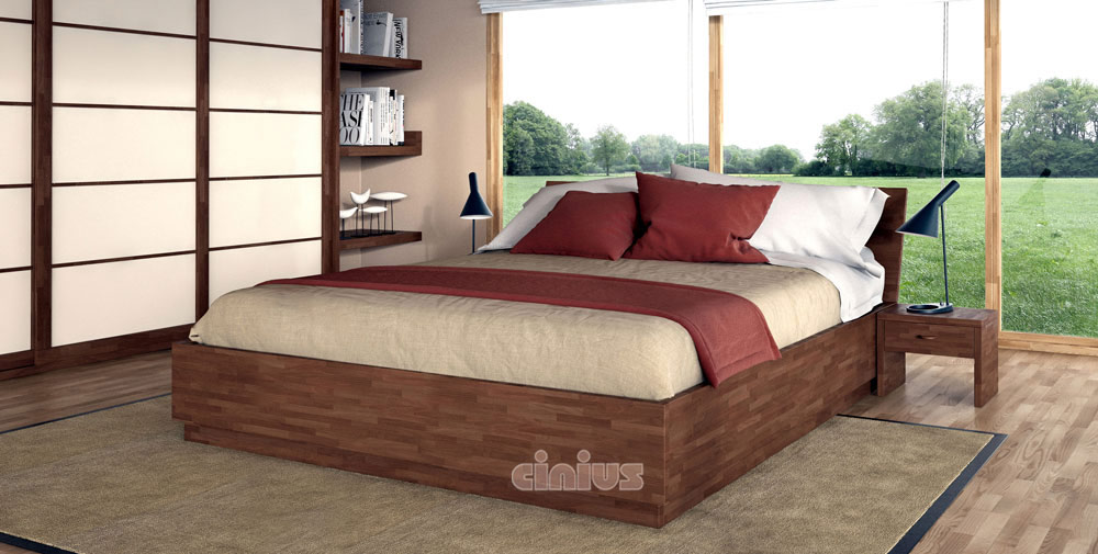 Letto box di cinius: arredamento salvaspazio in legno massello Letti in legno milano